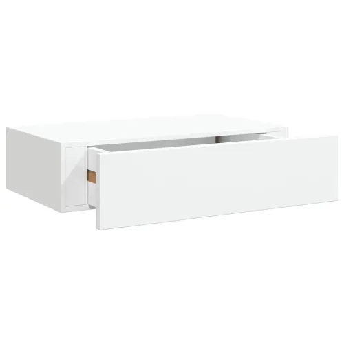 Zidne police s ladicom 2 kom bijele 40 x 23,5 x 10 cm MDF - Bijela 40 x 23.5 x 10 cm 2 Cijena