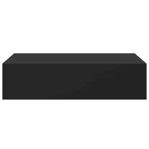 Zidna polica s ladicom crna 40 x 23,5 x 10 cm MDF - Crna 40 x 23.5 x 10 cm 1 Cijena