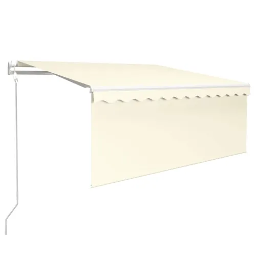 Automatska tenda s roletom i senzorom LED 3 x 2,5 m krem - Krema 3 x 2.5 m Cijena