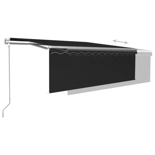Automatska tenda s roletom i senzorom LED 4 x 3 m antracit - Antracit 4 x 3 m Cijena