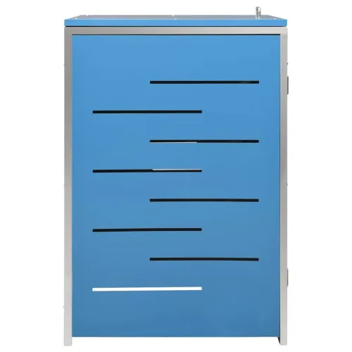 Spremište za kantu za smeće 69x77,5x115 cm nehrđajući čelik - Plava 1 Cijena
