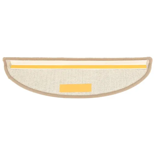 Prostirke za stepenice 15 kom 56x17x3 cm smeđe poluokrugle - Smeđa 56 x 17 x 3 cm Cijena