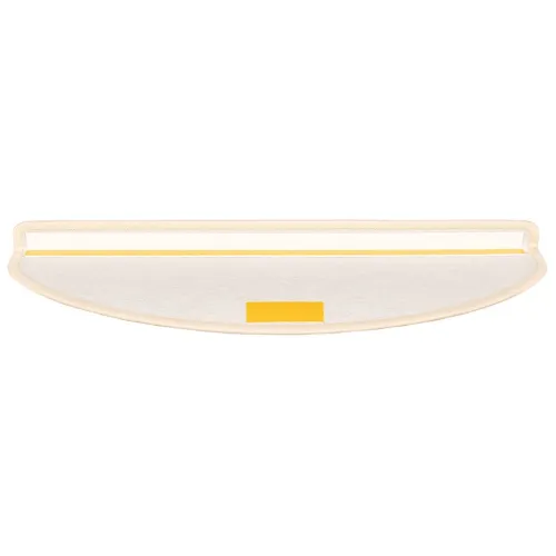 Prostirke za stepenice 15 kom 65x21x4 cm Bijele i smeđe poluokrugle velike - Bijela i smeđa 65 x 21 x 4 cm Cijena