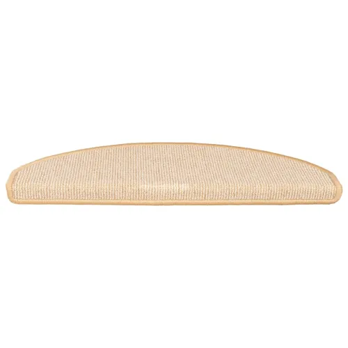 Prostirke za stepenice 15 kom 65x21x4 cm krem poluokrugle velike - Krema 65 x 21 x 4 cm Cijena