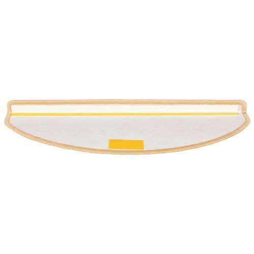 Prostirke za stepenice 15 kom 65x21x4 cm krem poluokrugle velike - Krema 65 x 21 x 4 cm Cijena