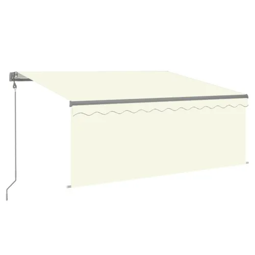 Automatska tenda s roletom i senzorom LED 3 x 2,5 m krem - Krema 3 x 2.5 m Cijena