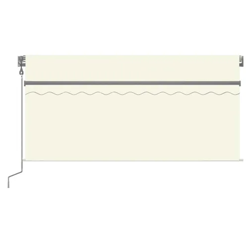 Automatska tenda s roletom i senzorom LED 3 x 2,5 m krem - Krema 3 x 2.5 m Cijena