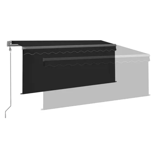 Automatska tenda s roletom i senzorom LED 3,5 x 2,5 m antracit - Antracit 3.5 x 2.5 m Cijena