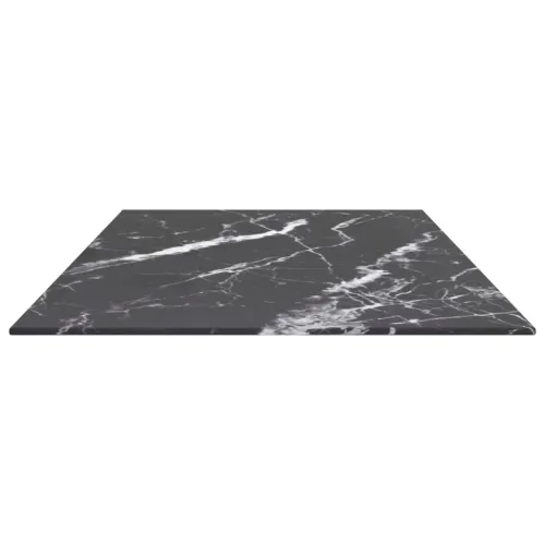 Stolna ploča crna 100 x 50 cm 6 mm staklena s mramornim uzorkom - Crno-bijelo 100 x 50 cm Cijena
