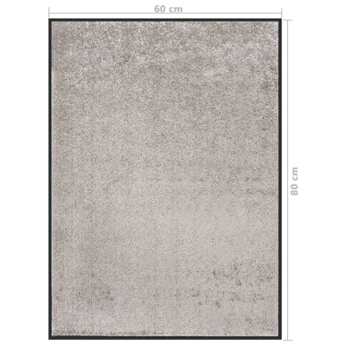 Otirač sivi 60 x 80 cm - Siva 60 x 80 cm 1 Cijena