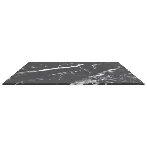 Stolna ploča crna 100 x 62 cm 8 mm staklena s mramornim uzorkom - Crno-bijelo 100 x 62 cm Cijena
