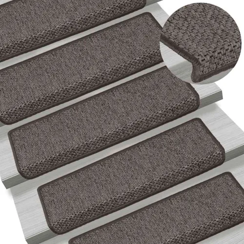 Ljepljivi tepisi za stepenice 15 kom 65x21x4 cm sivi/bež - Siva i bež 15 Cijena