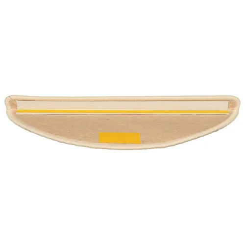 Prostirke za stepenice 15 kom 56x17x3 cm svijetlo bež poluokrugle - Svjetlobež 56 x 17 x 3 cm Cijena