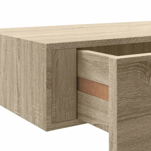Zidne police s ladicom 2 kom boja hrasta 40 x 23,5 x 10 cm MDF - Boja hrasta 40 x 23.5 x 10 cm 2 Cijena