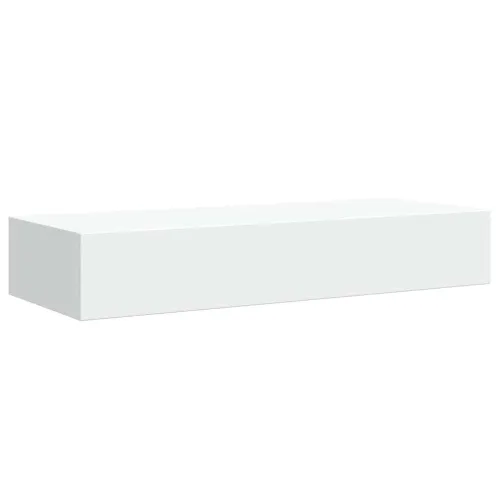Zidne police s ladicom 2 kom bijele 60 x 23,5 x 10 cm MDF - Bijela 60 x 23.5 x 10 cm 2 Cijena