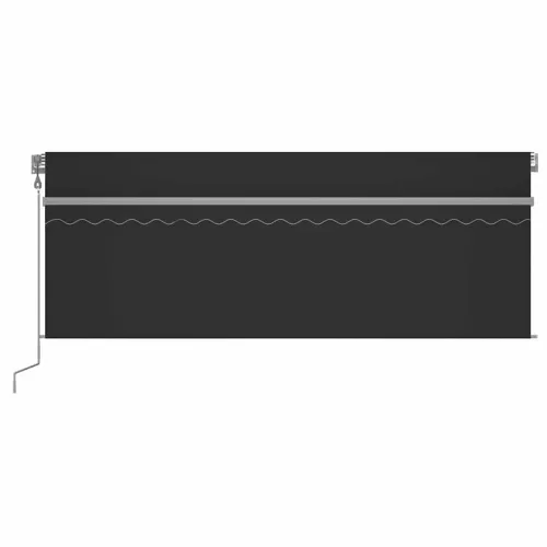 Automatska tenda s roletom i senzorom LED 4,5 x 3 m antracit - Antracit 4.5 x 3 m Cijena