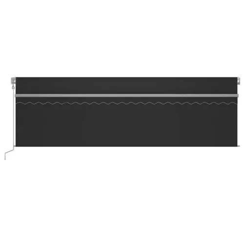 Automatska tenda s roletom i senzorom LED 5 x 3 m antracit - Antracit 5 x 3 m Cijena