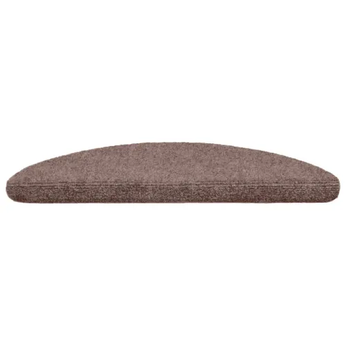 Prostirke za stepenice, samoljepljive, 10 kom, 56x17x3 cm, svijetlosmeđe, poluokrugle - Svjetlosmeđa 56 x 17 x 3 cm 10 Cijena