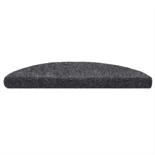 Prostirke za stepenice, samoljepljive, 10 kom, 56x17x3 cm, tamno sive, poluokrugle - Tamno siva 56 x 17 x 3 cm 10 Cijena
