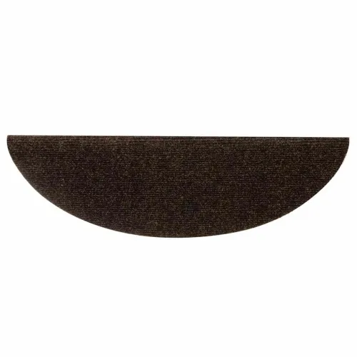 Prostirke za stepenice, samoljepljive, 5 kom, 56x17x3 cm, smeđe, poluokrugle - Smeđa 56 x 17 x 3 cm 5 Cijena