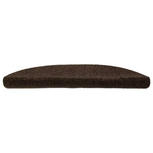 Prostirke za stepenice, samoljepljive, 10 kom, 56x17x3 cm, smeđe, poluokrugle - Smeđa 56 x 17 x 3 cm 10 Cijena