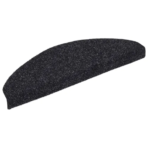 Prostirke za stepenice, samoljepljive, 10 kom, 65x21x4 cm, crne, poluokrugle, velike - Crna 65 x 21 x 4 cm 10 Cijena