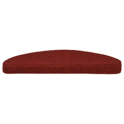Prostirke za stepenice, samoljepljive, 5 kom, 65x21x4 cm, bordo crvene, poluokrugle, velike - Bordo crvena 65 x 21 x 4 cm 5 Cijena