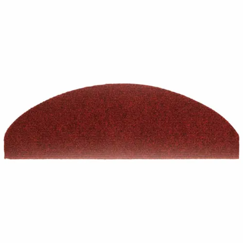 Prostirke za stepenice, samoljepljive, 10 kom, 65x21x4 cm, bordo crvene, poluokrugle, velike - Bordo crvena 65 x 21 x 4 cm 10 Cijena