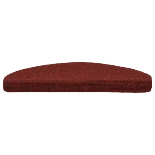 Prostirke za stepenice, samoljepljive, 10 kom, 65x21x4 cm, bordo crvene, poluokrugle, velike - Bordo crvena 65 x 21 x 4 cm 10 Cijena