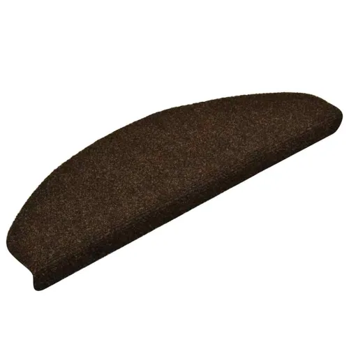 Prostirke za stepenice, samoljepljive, 10 kom, 65x21x4 cm, smeđe, poluokrugle, velike - Smeđa 65 x 21 x 4 cm 10 Cijena
