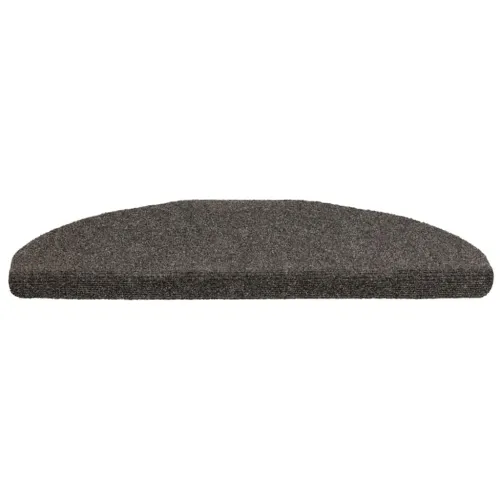 Prostirke za stepenice, samoljepljive, 10 kom. 65x21x4 cm, antracit, poluokrugle, velike - Antracit 65 x 21 x 4 cm 10 Cijena
