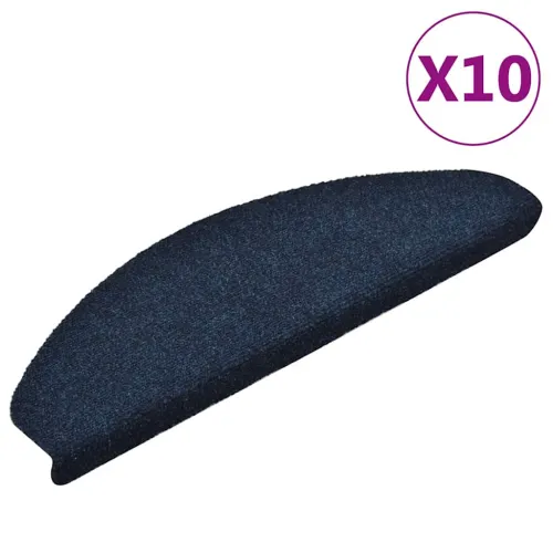 Prostirke za stepenice, samoljepljive, 10 kom. 65x21x4 cm, tamnoplave, poluokrugle, velike - Mornarsko plava 65 x 21 x 4 cm 10 Cijena