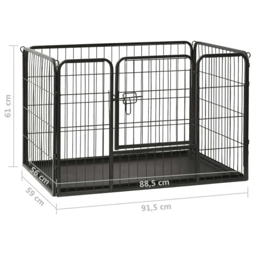 Ogradica za štence od čelika 91,5 x 59 x 61 cm - 91,5 x 59 x 61 cm Cijena