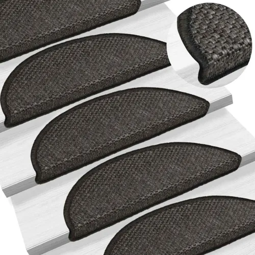 Ljepljivi tepisi za stepenice 15 kom 56x17x3 cm antracit - Antracit 56 x 17 x 3 cm 15 Cijena
