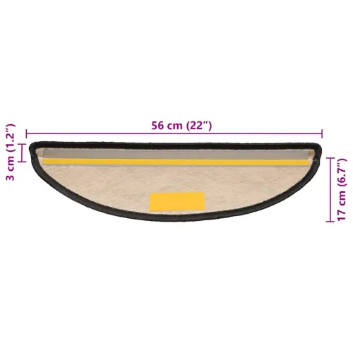 Ljepljivi tepisi za stepenice 15 kom 56x17x3 cm antracit - Antracit 56 x 17 x 3 cm 15 Cijena