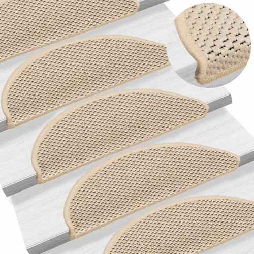 Ljepljivi tepisi za stepenice 15 kom 56x17x3 cm berber - Berberski 56 x 17 x 3 cm 15 Cijena