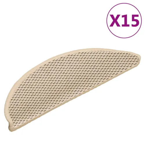 Ljepljivi tepisi za stepenice 15 kom 56x17x3 cm berber - Berberski 56 x 17 x 3 cm 15 Cijena