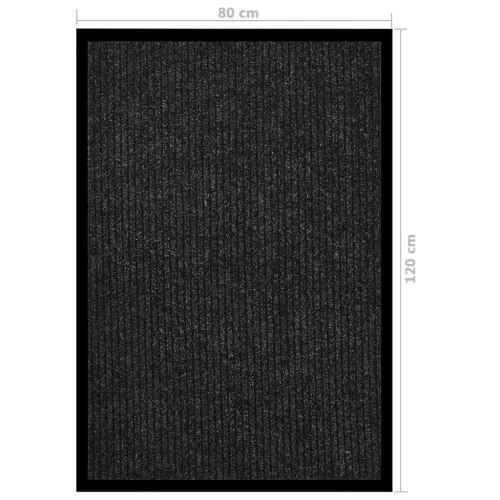 Otirač prugasti antracit 80 x 120 cm - Antracit 80 x 120 cm Cijena
