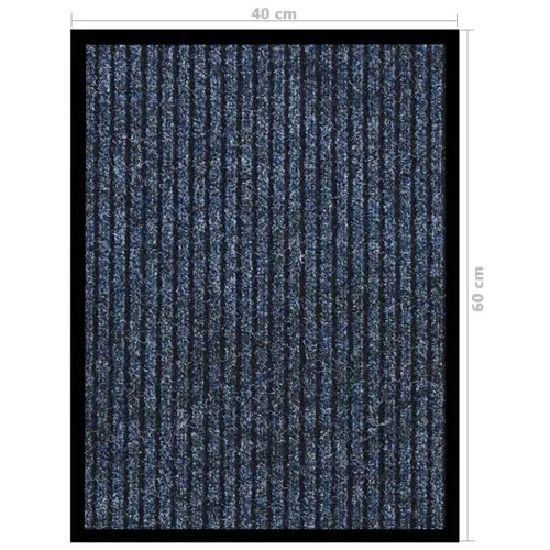 Otirač prugasti plavi 40 x 60 cm - Plava 40 x 60 cm 1 Cijena