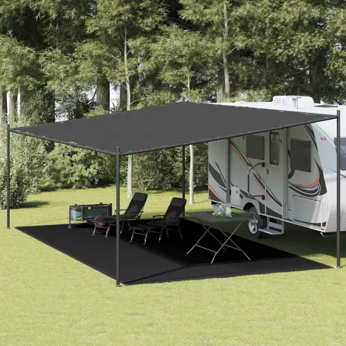 Tepih za šator 400 x 600 cm crni - Crna 400 x 600 cm 1 Cijena