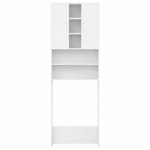 Ormarić za perilicu rublja bijeli 64 x 25,5 x 190 cm - Bijela Cijena