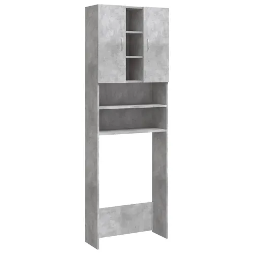 Ormarić za perilicu rublja siva boja betona 64 x 25,5 x 190 cm - Beton siva 1 Beton siva Cijena