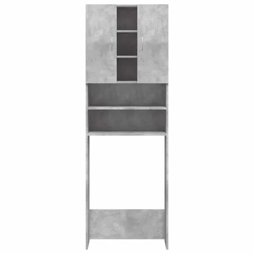 Ormarić za perilicu rublja siva boja betona 64 x 25,5 x 190 cm Cijena
