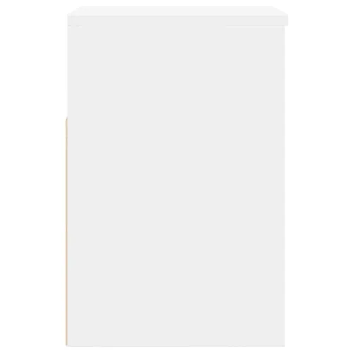 Klupa za cipele bijela 60 x 30 x 45 cm od konstruiranog drva - Bijela 60 x 30 x 45 cm Cijena