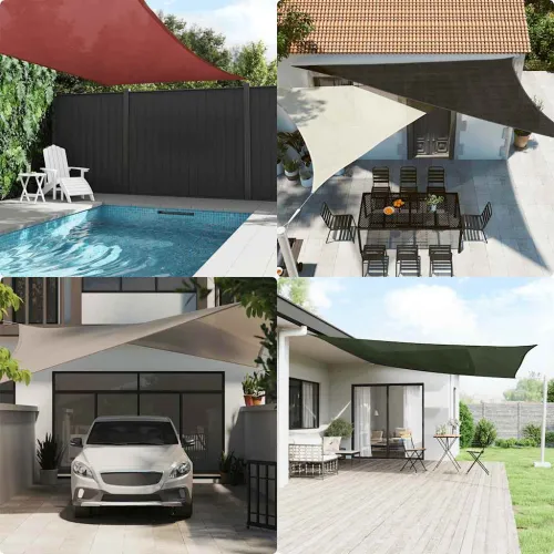 Jedro za zaštitu od sunca 160 g/m² sivosmeđe 2,5 x 5 m HDPE - Sivo-smeđa 2.5 x 5 m 1 Cijena