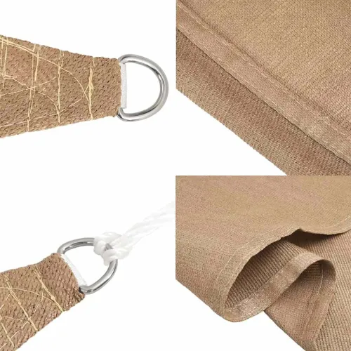 Jedro za zaštitu od sunca 160 g/m² sivosmeđe 2,5 x 5 m HDPE - Sivo-smeđa 2.5 x 5 m 1 Cijena