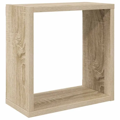 Kockaste zidne police 2 kom boja hrasta sonome 30 x 15 x 30 cm - Sonoma hrast 30 x 15 x 30 cm 2 Cijena
