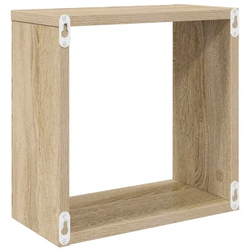 Kockaste zidne police 2 kom boja hrasta sonome 30 x 15 x 30 cm - Sonoma hrast 30 x 15 x 30 cm 2 Cijena
