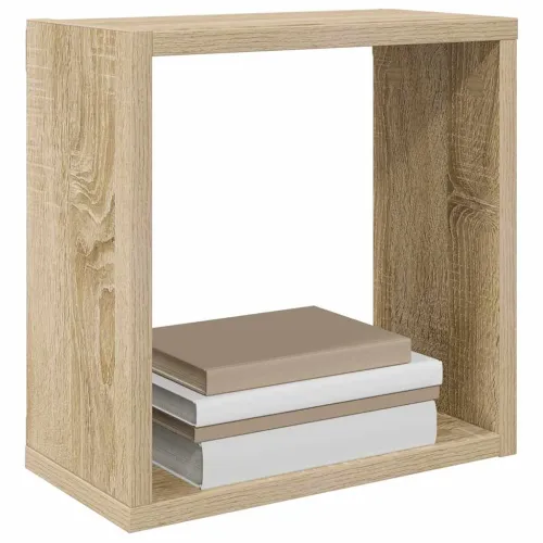 Kockaste zidne police 2 kom boja hrasta sonome 30 x 15 x 30 cm - Sonoma hrast 30 x 15 x 30 cm 2 Cijena