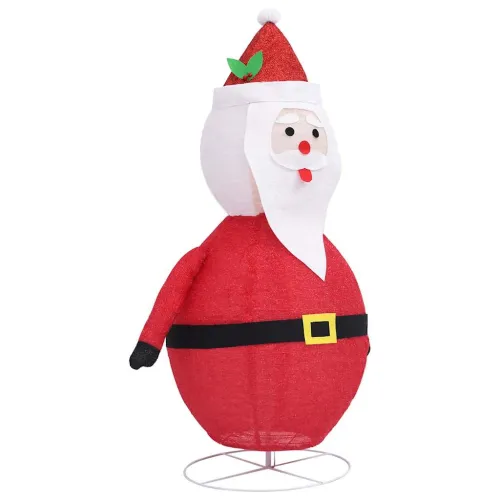Ukrasna božićna figura Djeda Mraza LED luksuzna tkanina 60 cm - 60 cm Cijena